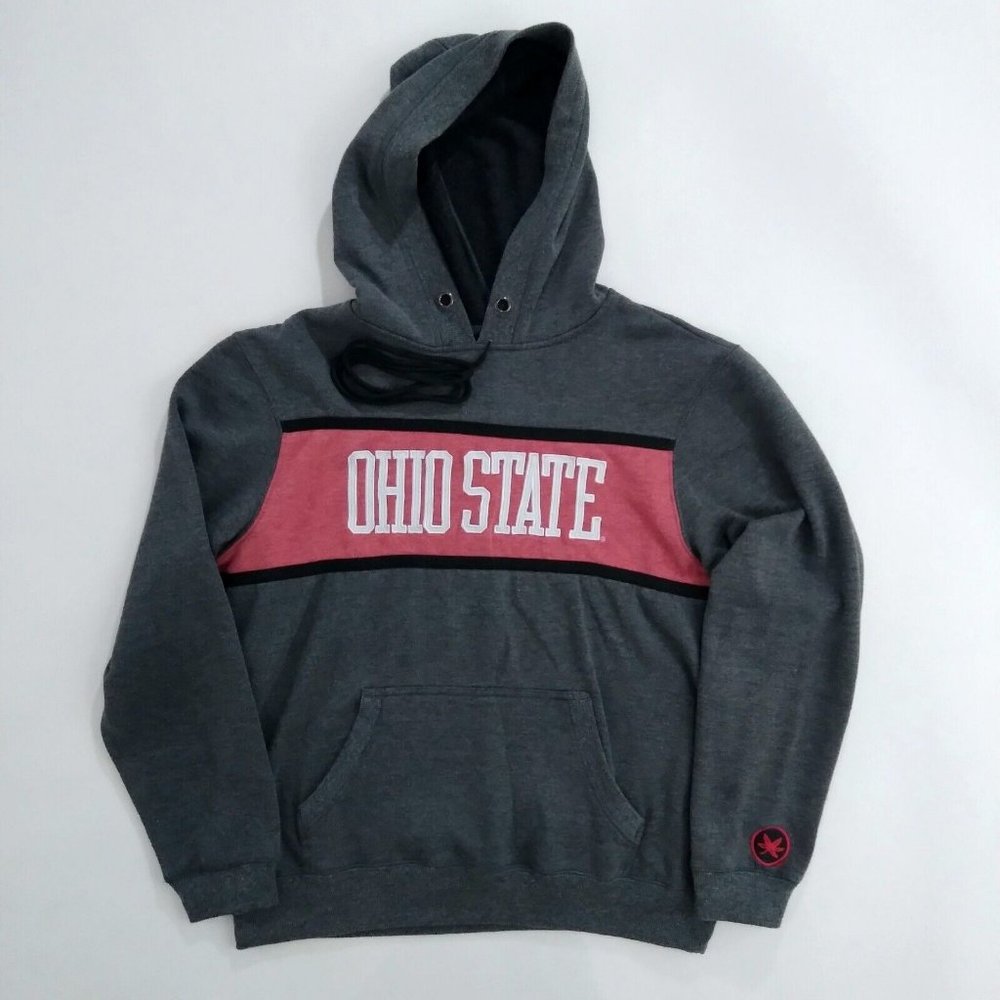 OSU Brand Ohio State Buckeyes NCAA Men's Pullover Hoodie Sweater Size M Gray